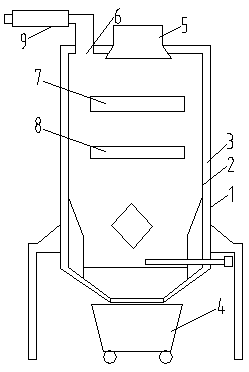 Biomass energy hot air generating device