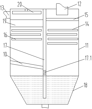 Biomass energy hot air generating device