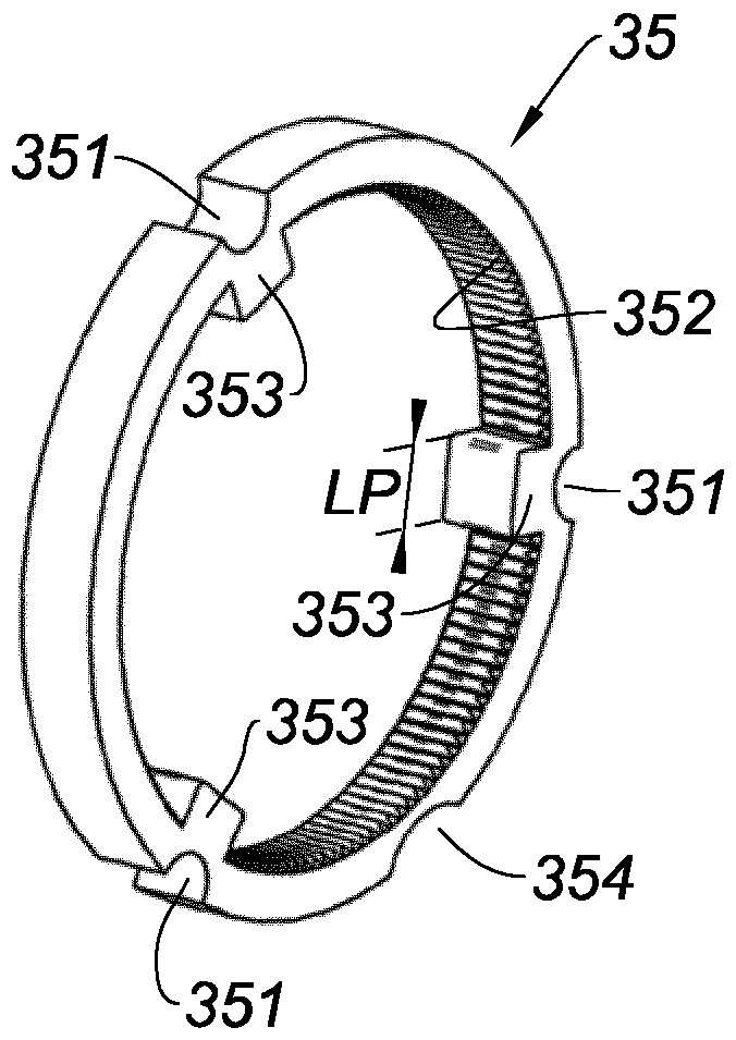 Integrated hydraulic module of an electrohydraulic servo brake