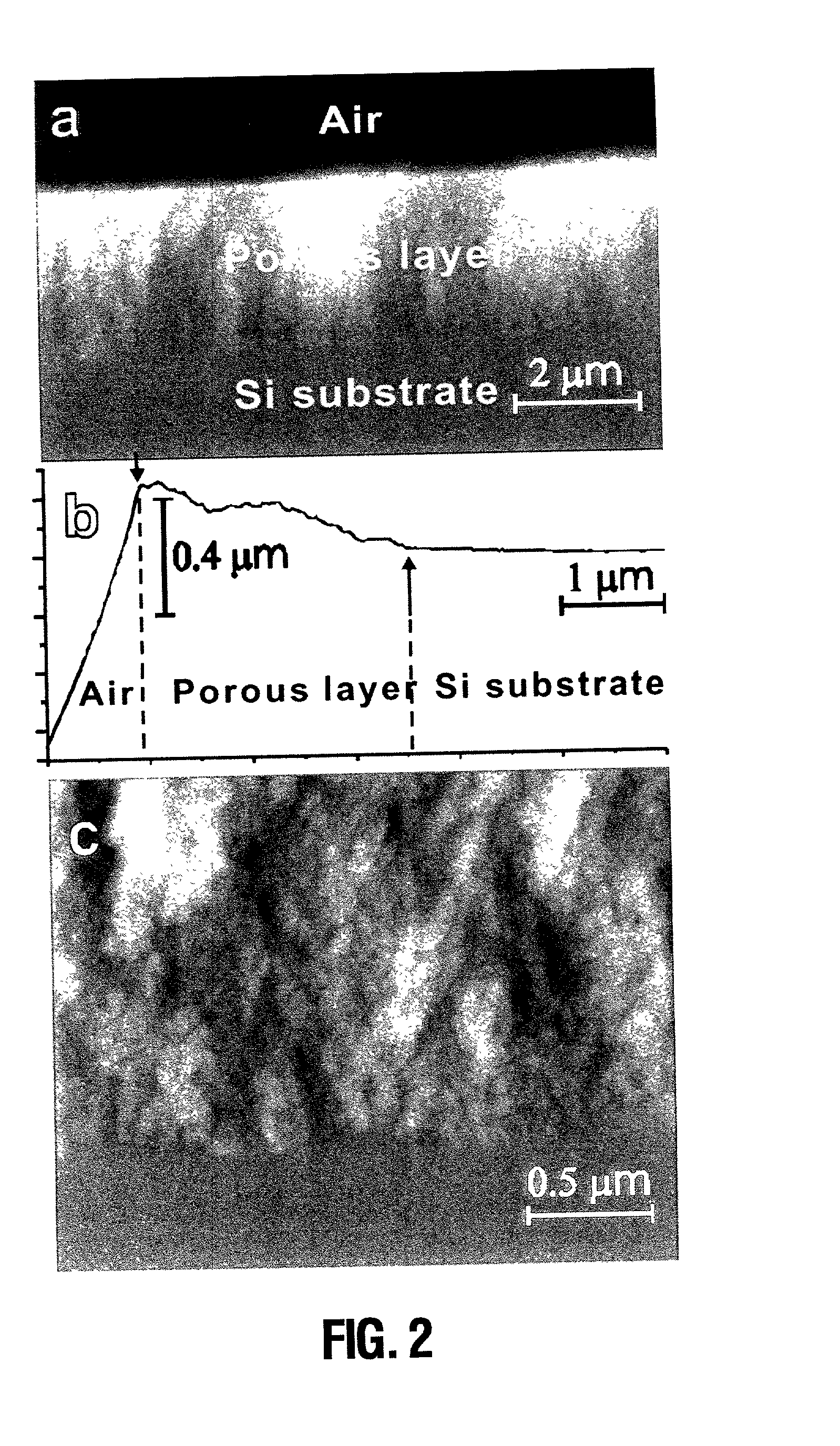 Passivation of porous semiconductors