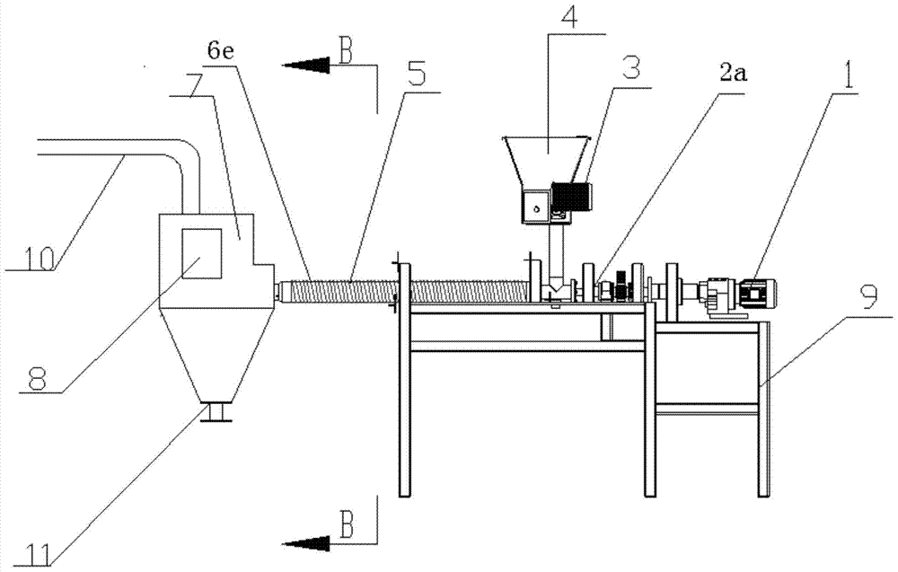 A urea spiral heating reaction device and its application