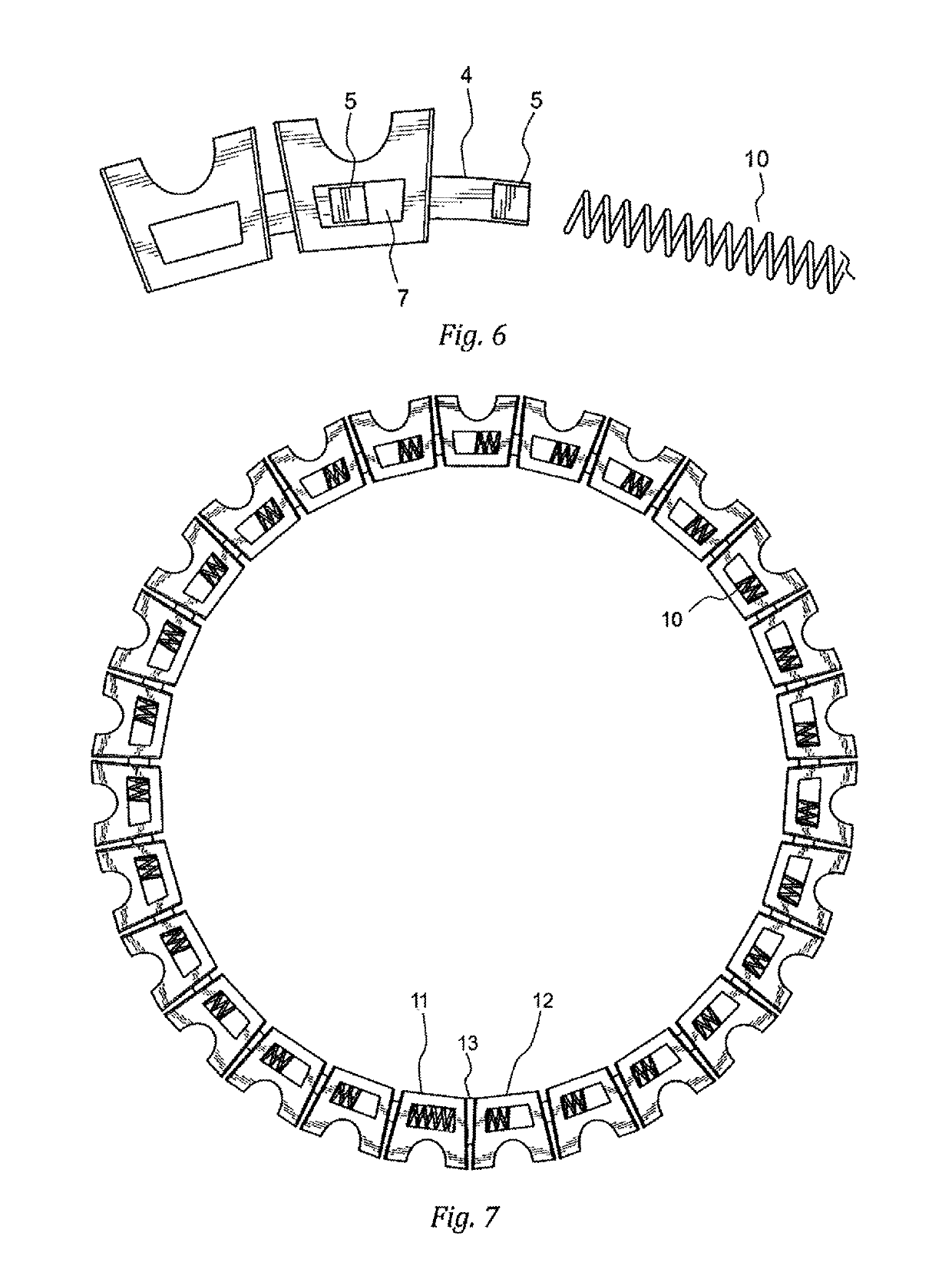 Flexible ring structure for jewelry