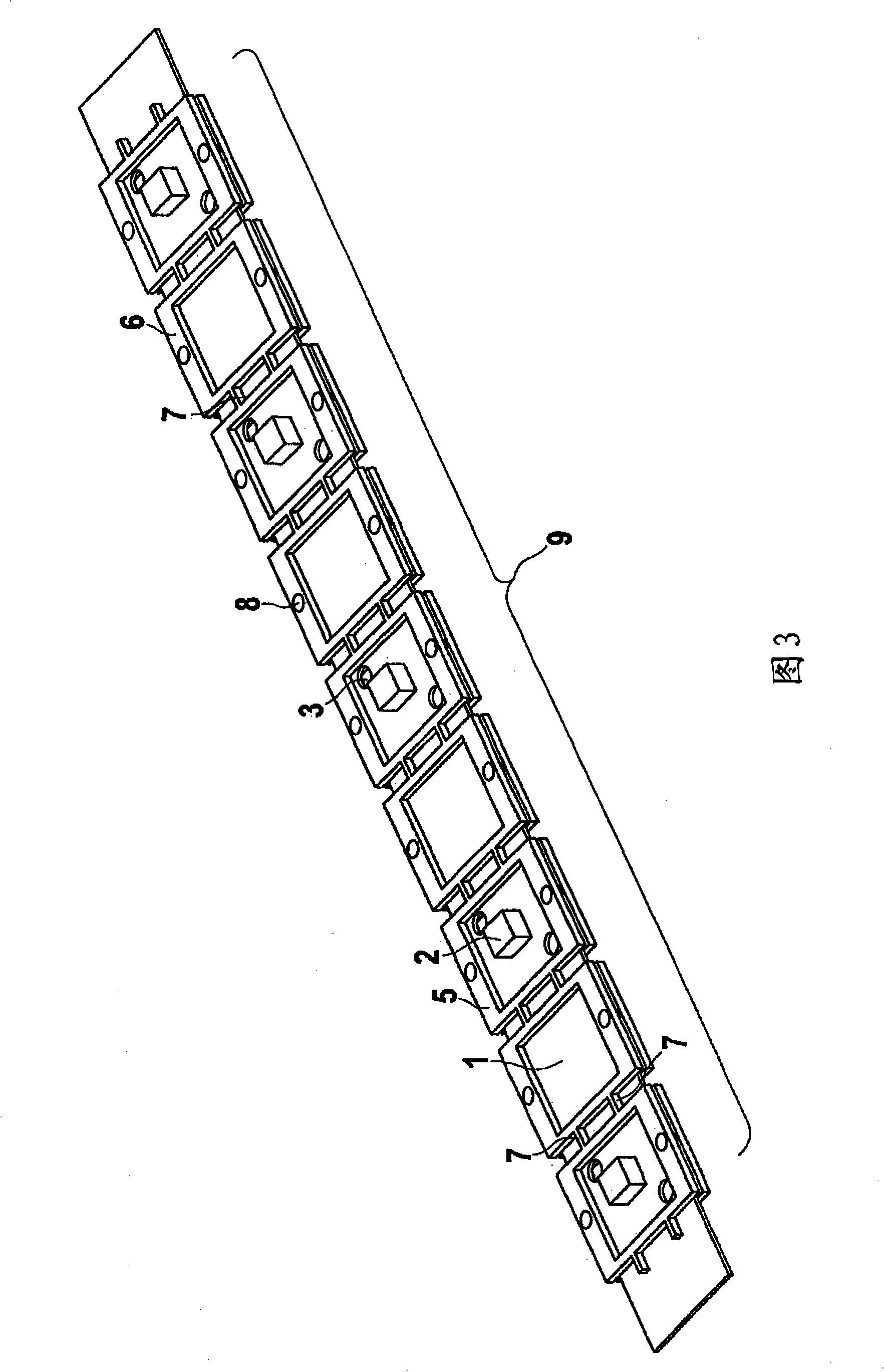 Lighting arrangement with semiconductor light sources on flexible printed circuits