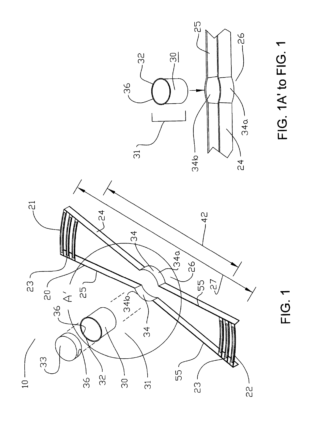 Bodily fluids specimen collection device