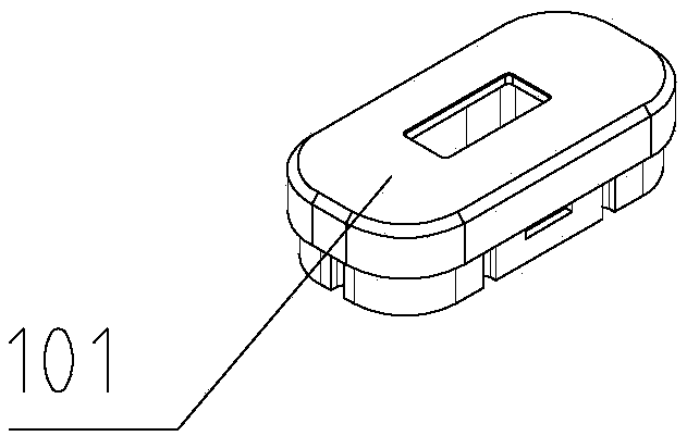 Automatic feeding device for the lower cover of the charger