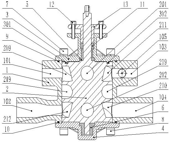 Novel multifunctional four-way reversing valve