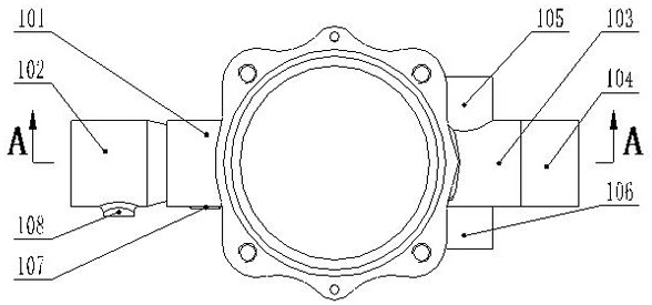 Novel multifunctional four-way reversing valve