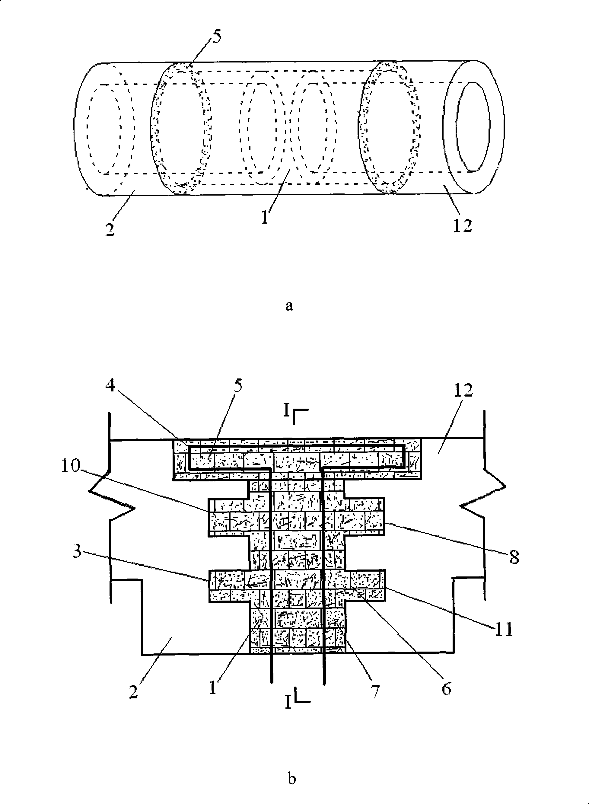 Building method of floor fissure strata tunnel deformation joint anti-seepage structure and anti-seepage structure