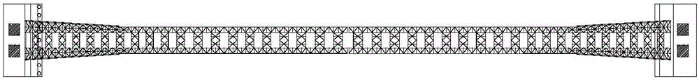 Concrete arch bridge arching method
