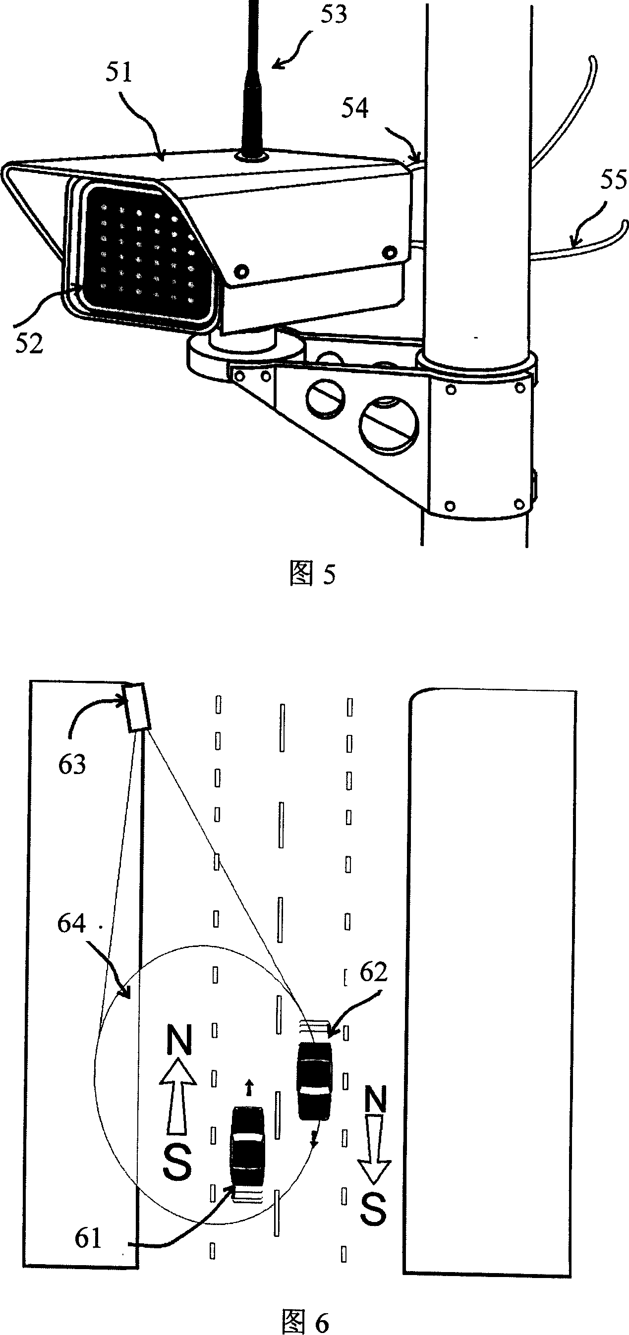 Road information indicating system and method therefor