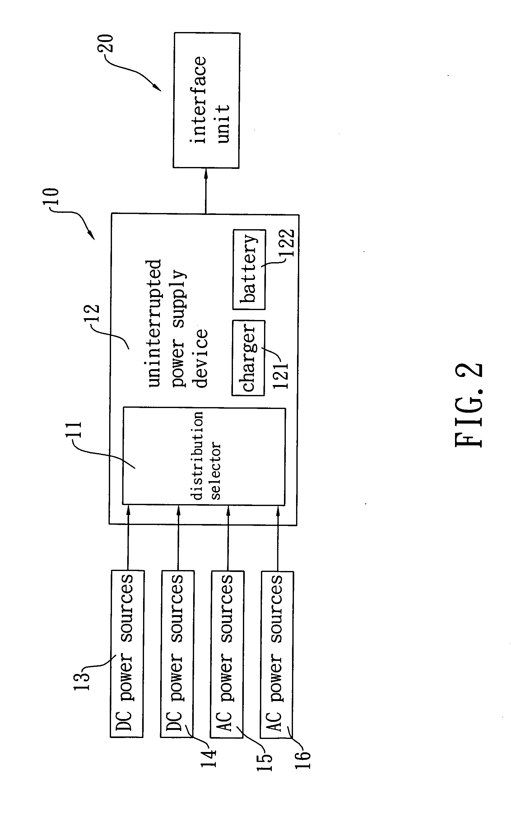 Power selection system for air conditioner