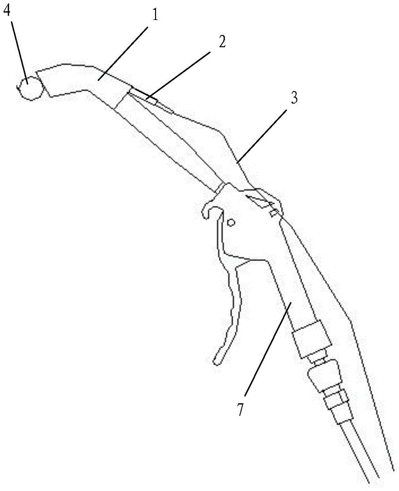 Lead mounting device and lead mounting method of concealed and buried wiring pipe