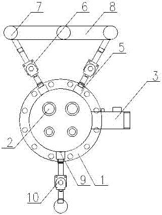 Sewage source self-cleaning dry type evaporator and control method