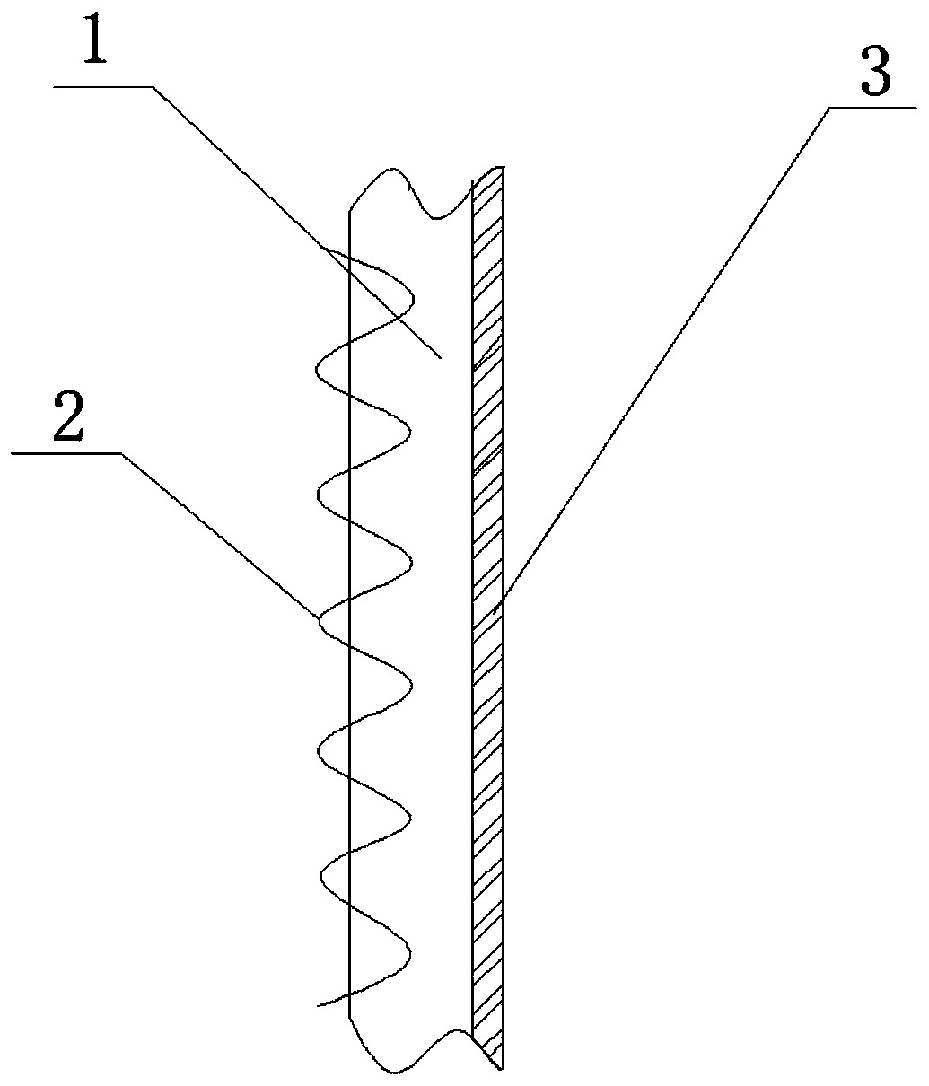 Novel wall decoration composite plate and construction method thereof