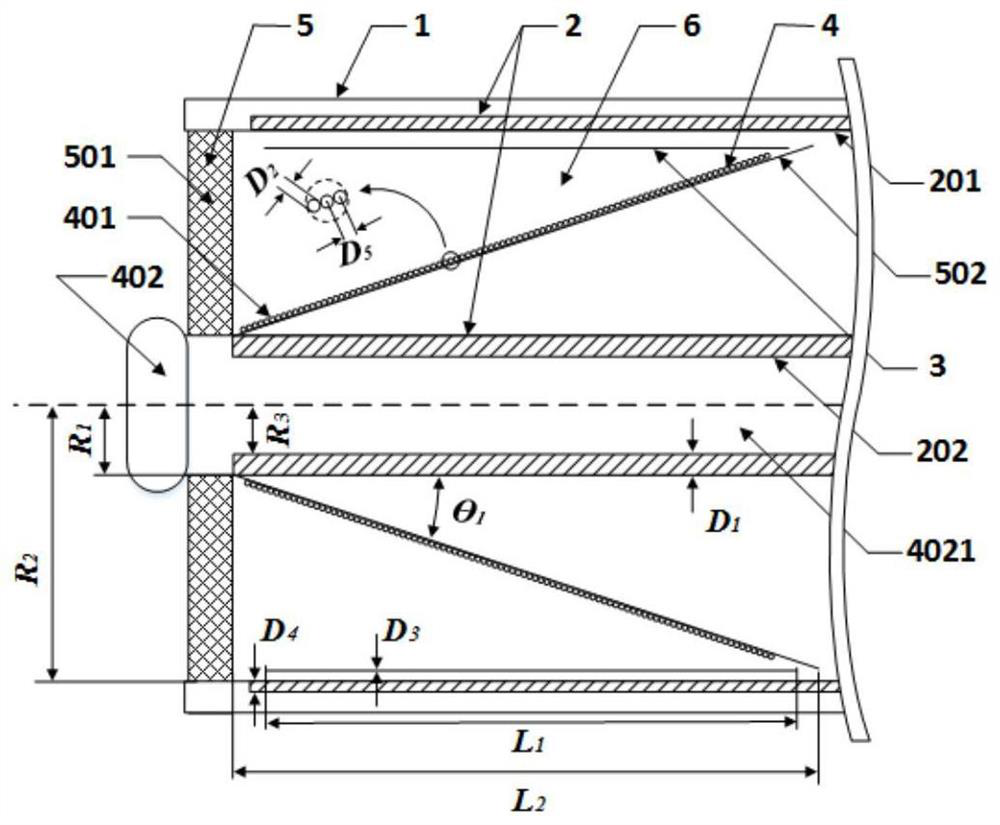 Compact double-layer secondary Tesla type pulse transformer