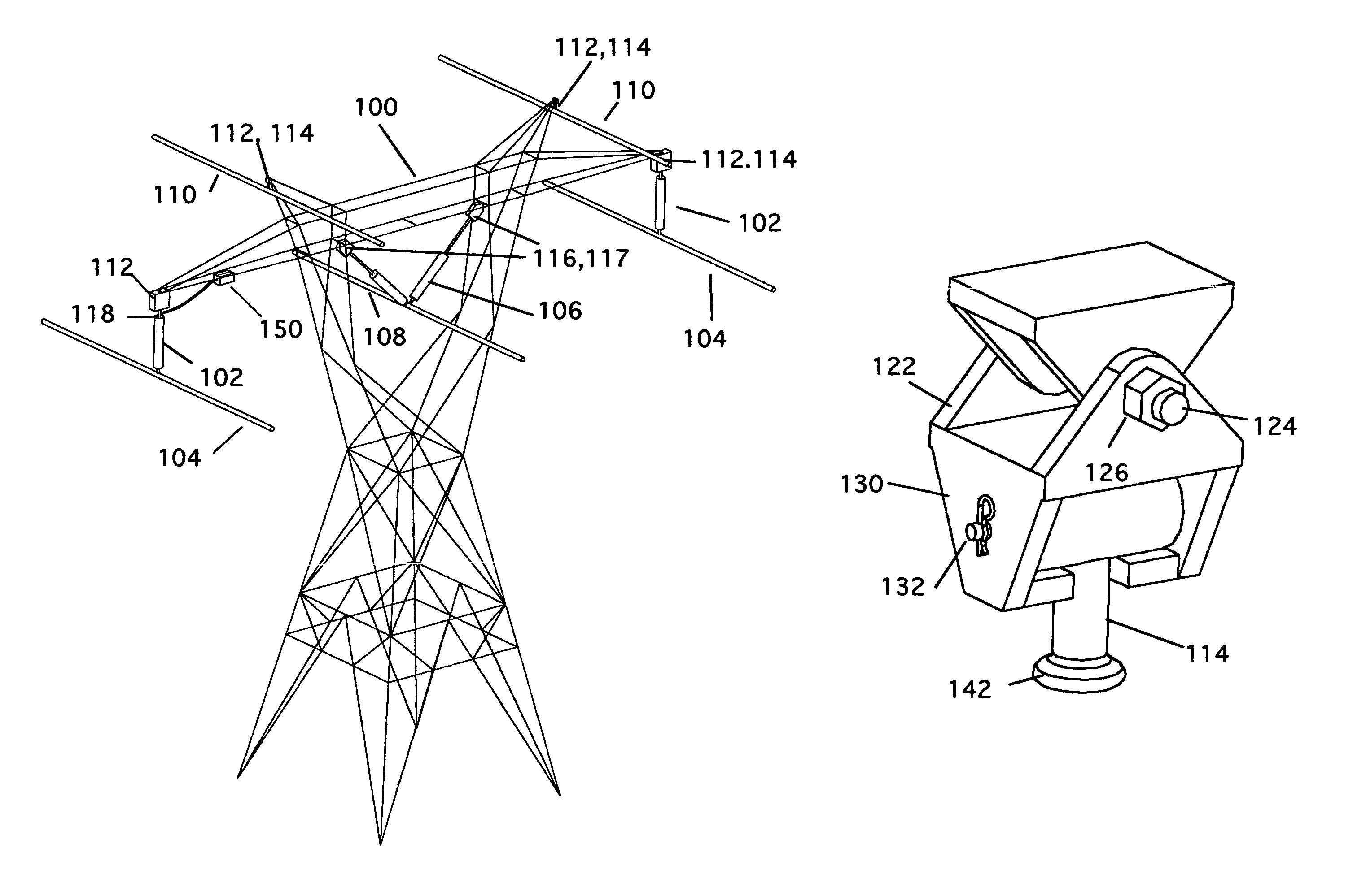 Longitudinal load limiting devices for transmission lines and the like