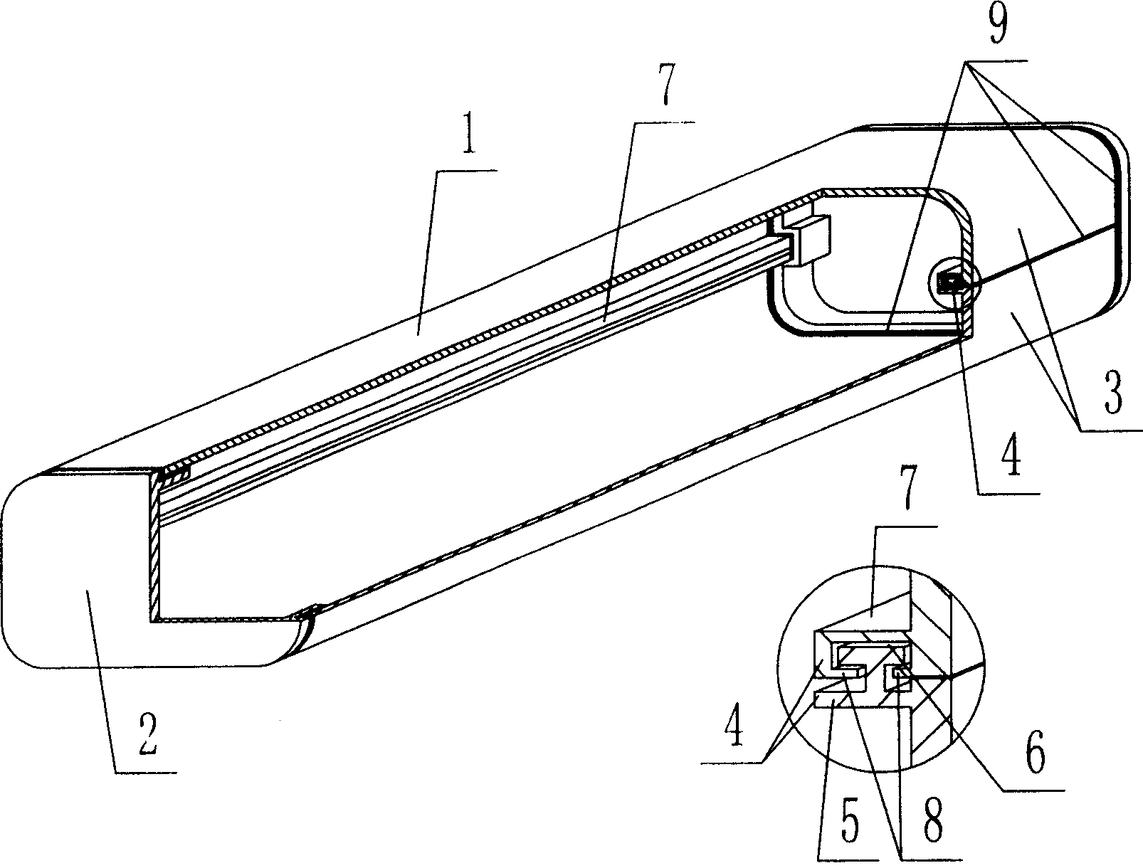 Plastic thin-wall tube