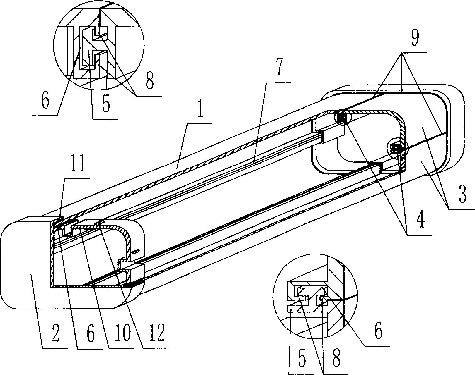 Plastic thin-wall tube