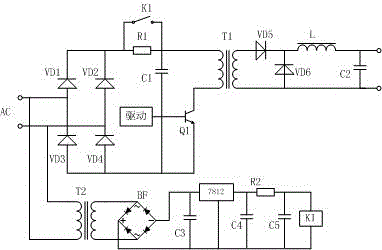 Soft start circuit of switching power supply