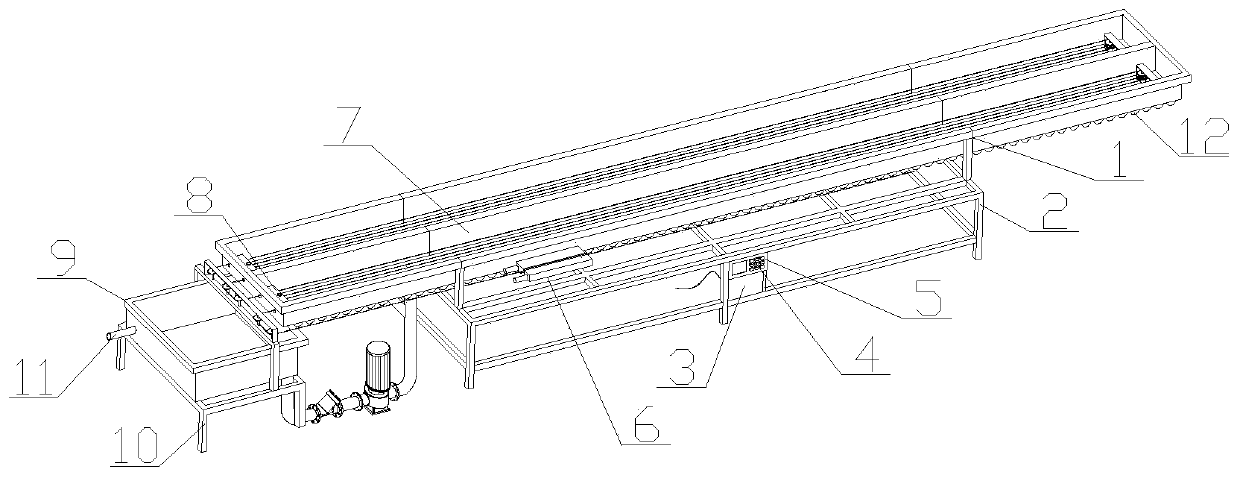 A bonded gold wire cleaning device