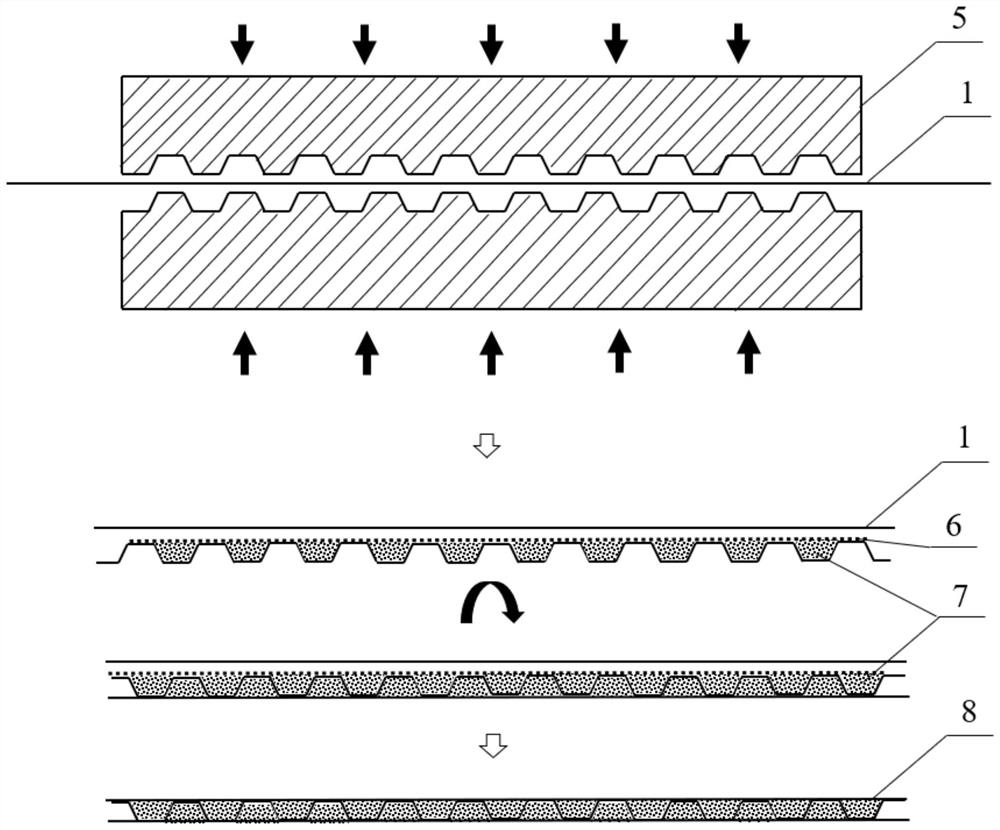 Lightweight multidirectional buffer energy-absorbing structure of stainless steel ultra-thin strip and preparation method of lightweight multidirectional buffer energy-absorbing structure