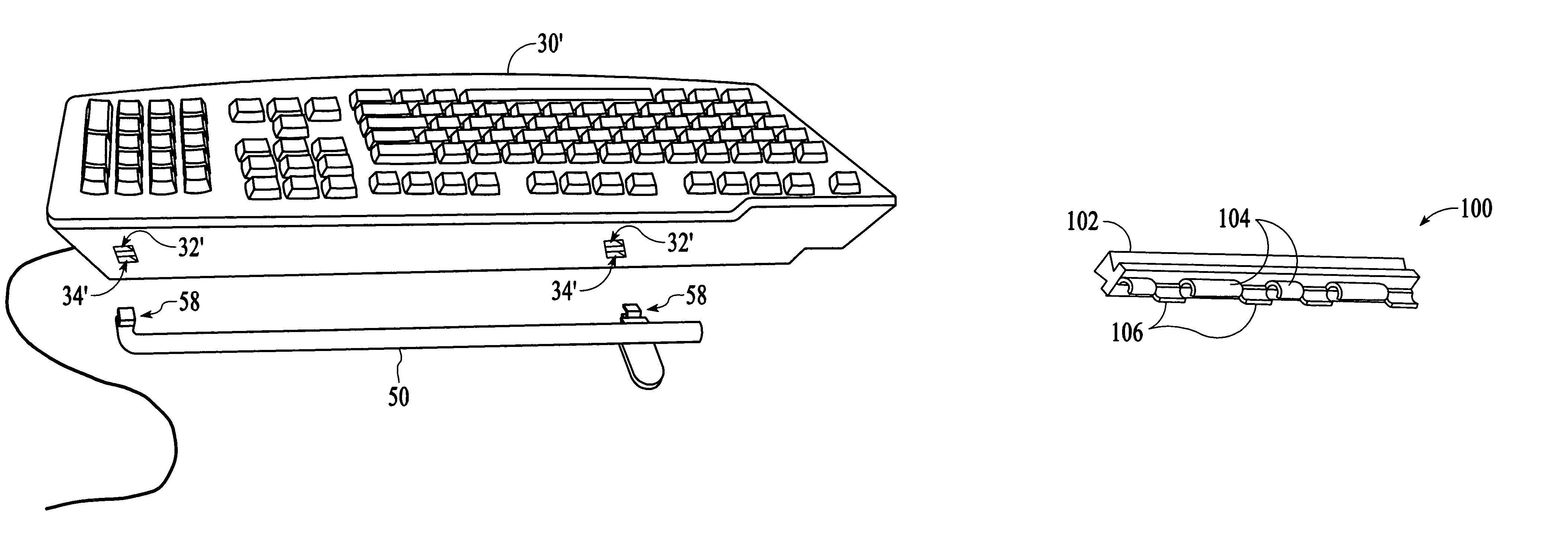 System for organizing one or more personal computer accessory devices