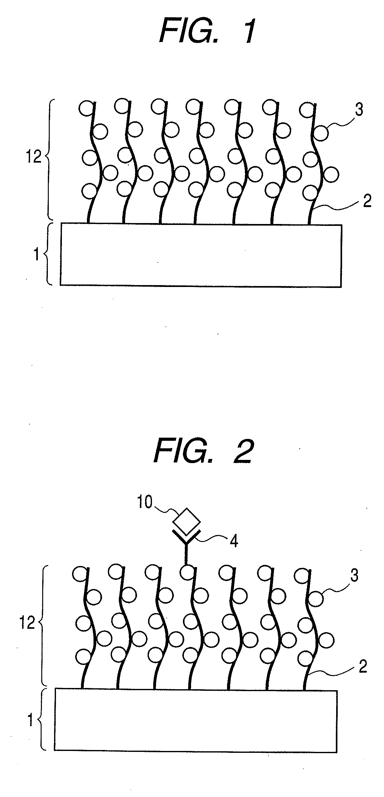 Structure, target substance-detecting element and target substance-detecting kit