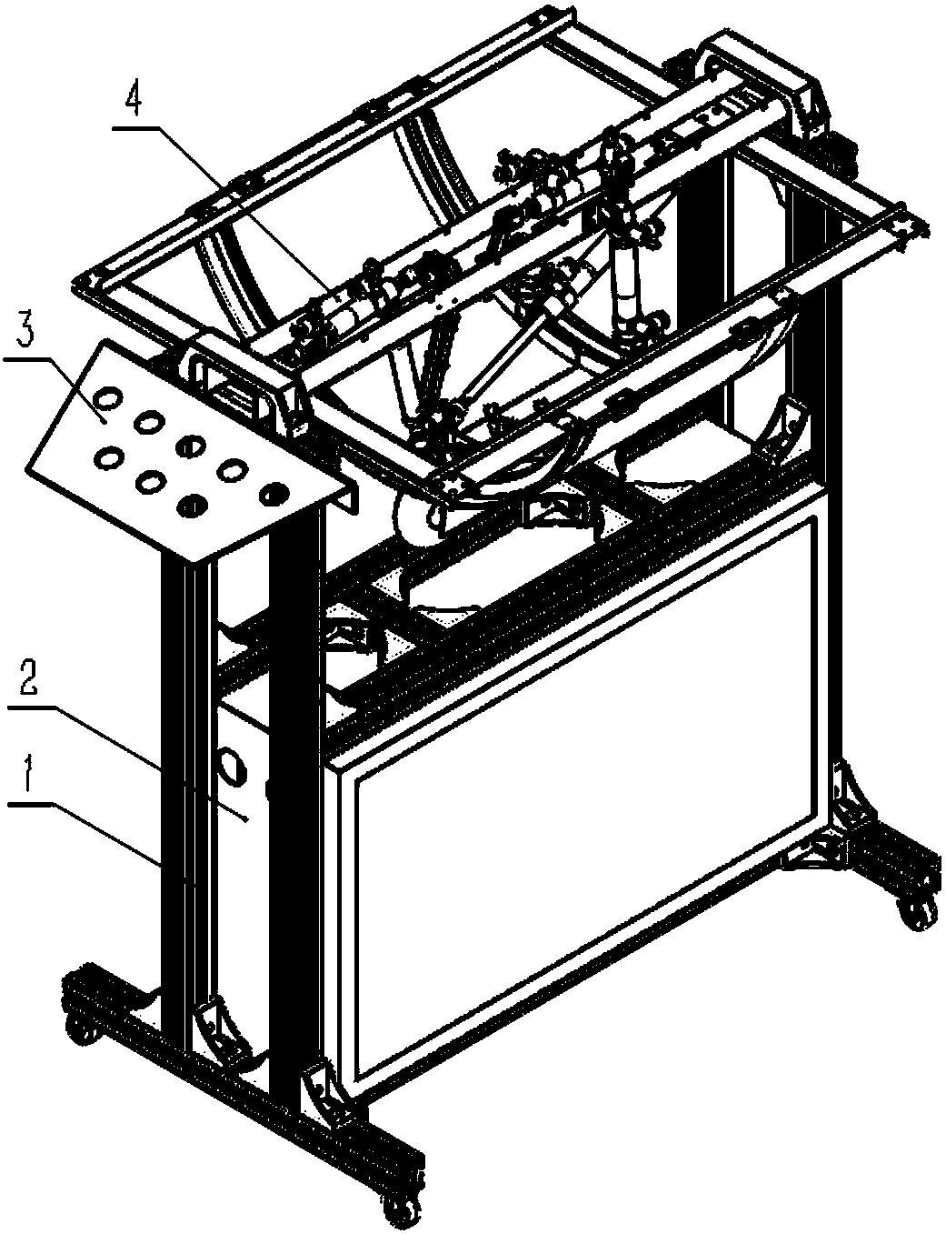 Demonstration instrument for extension and retraction process of aircraft landing gear