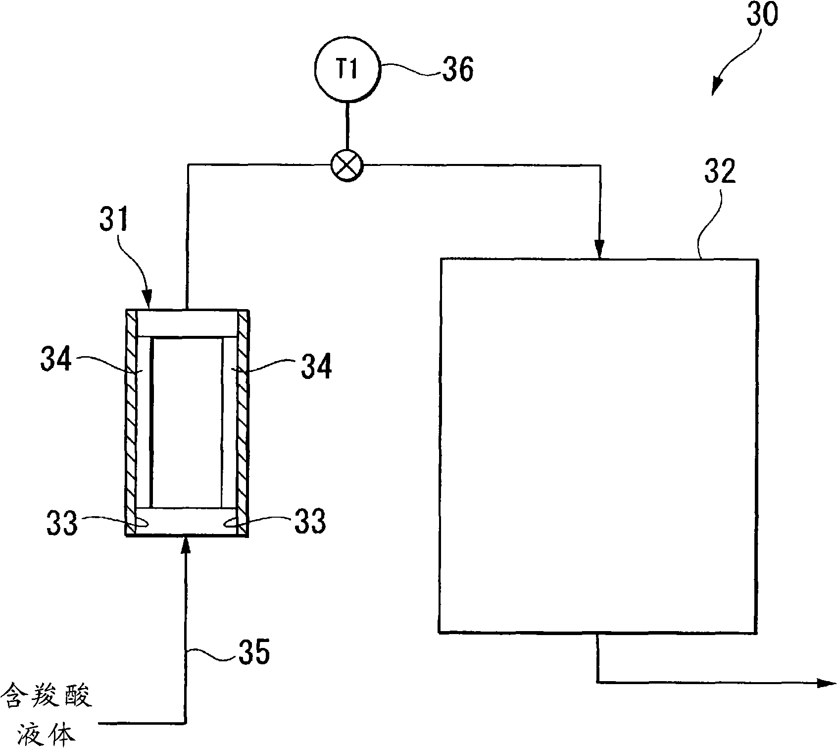 Process for producing carboxylic acid