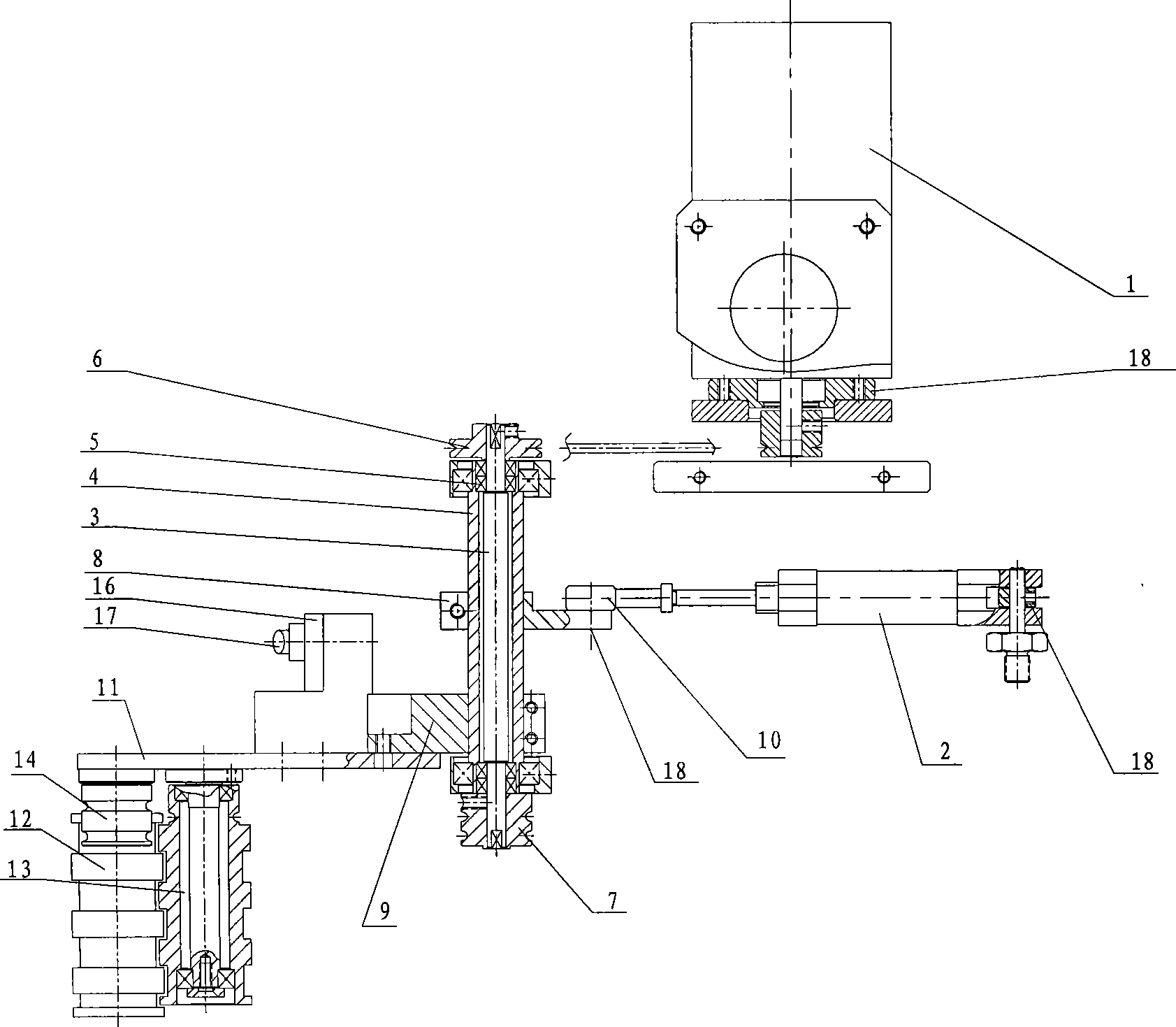 Double-wheel milling-knife combination device for automatic cutting machine