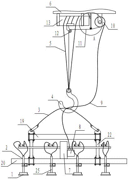 A vacuum suction sling and its use method
