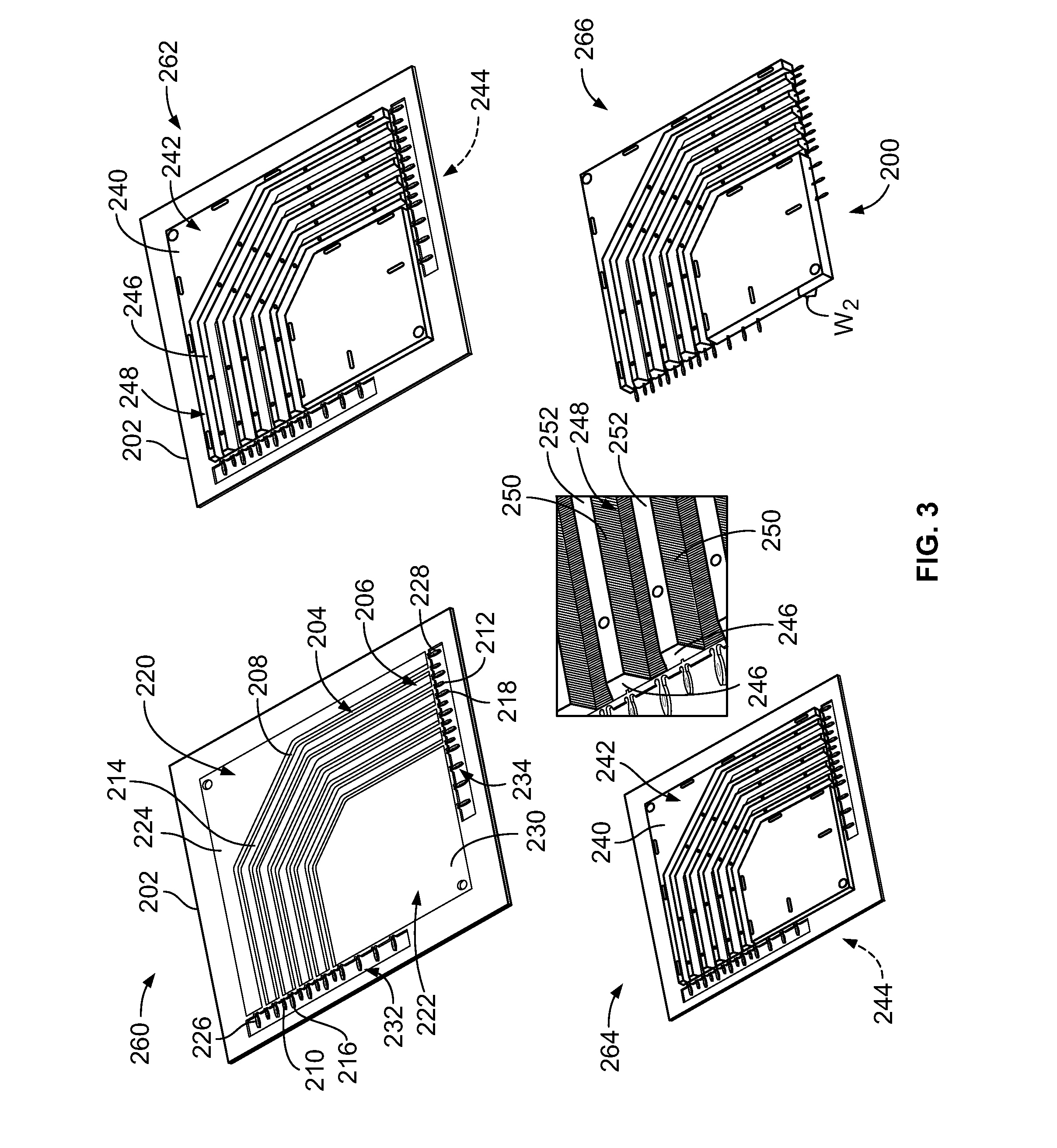 Electrical connector having shielded differential pairs