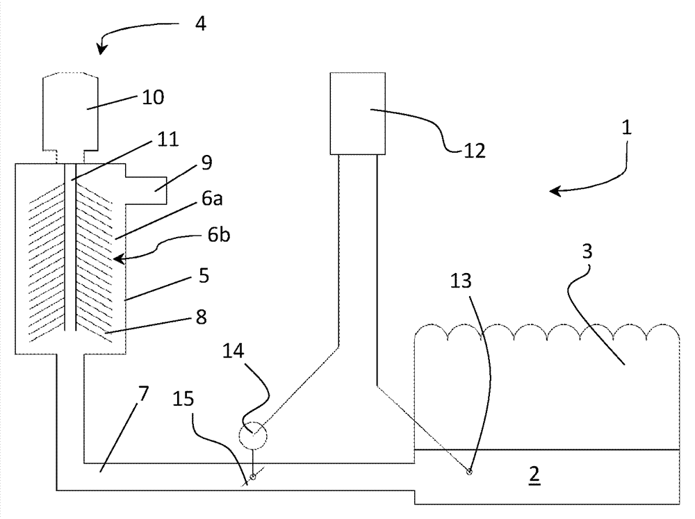 A device and method for cleaning crankcase gas