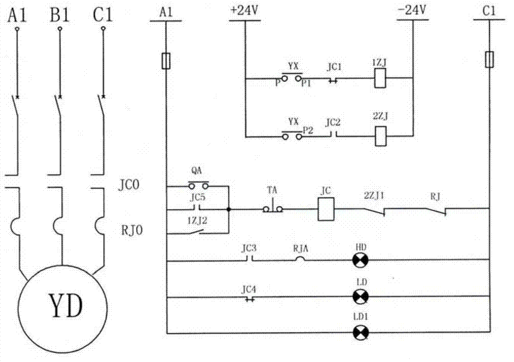Motor automatic control device