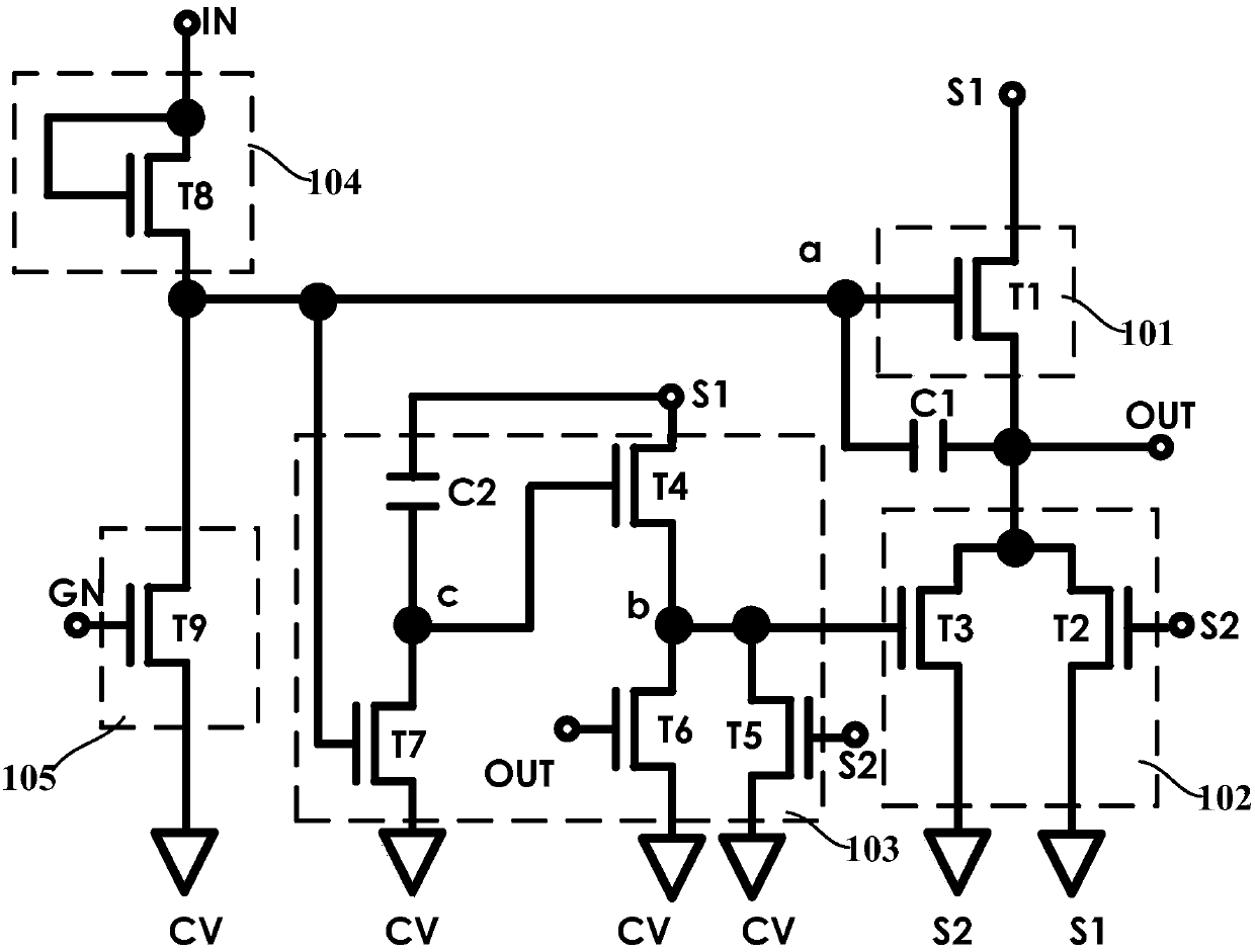 Shift register unit circuit, shift register and its liquid crystal display