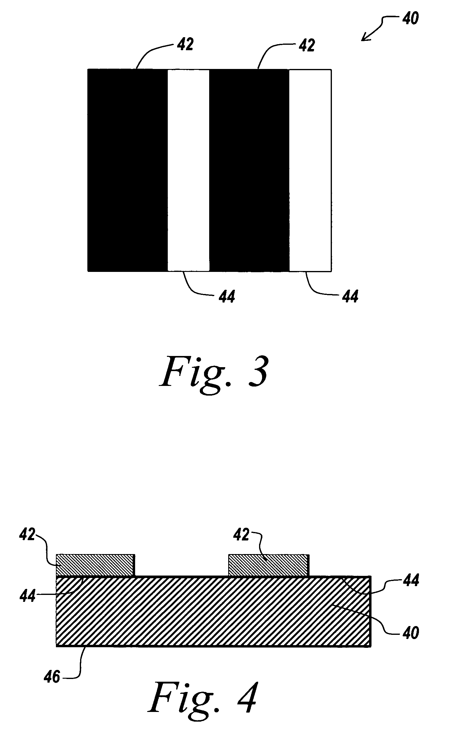 Method for pattern metalization of substrates