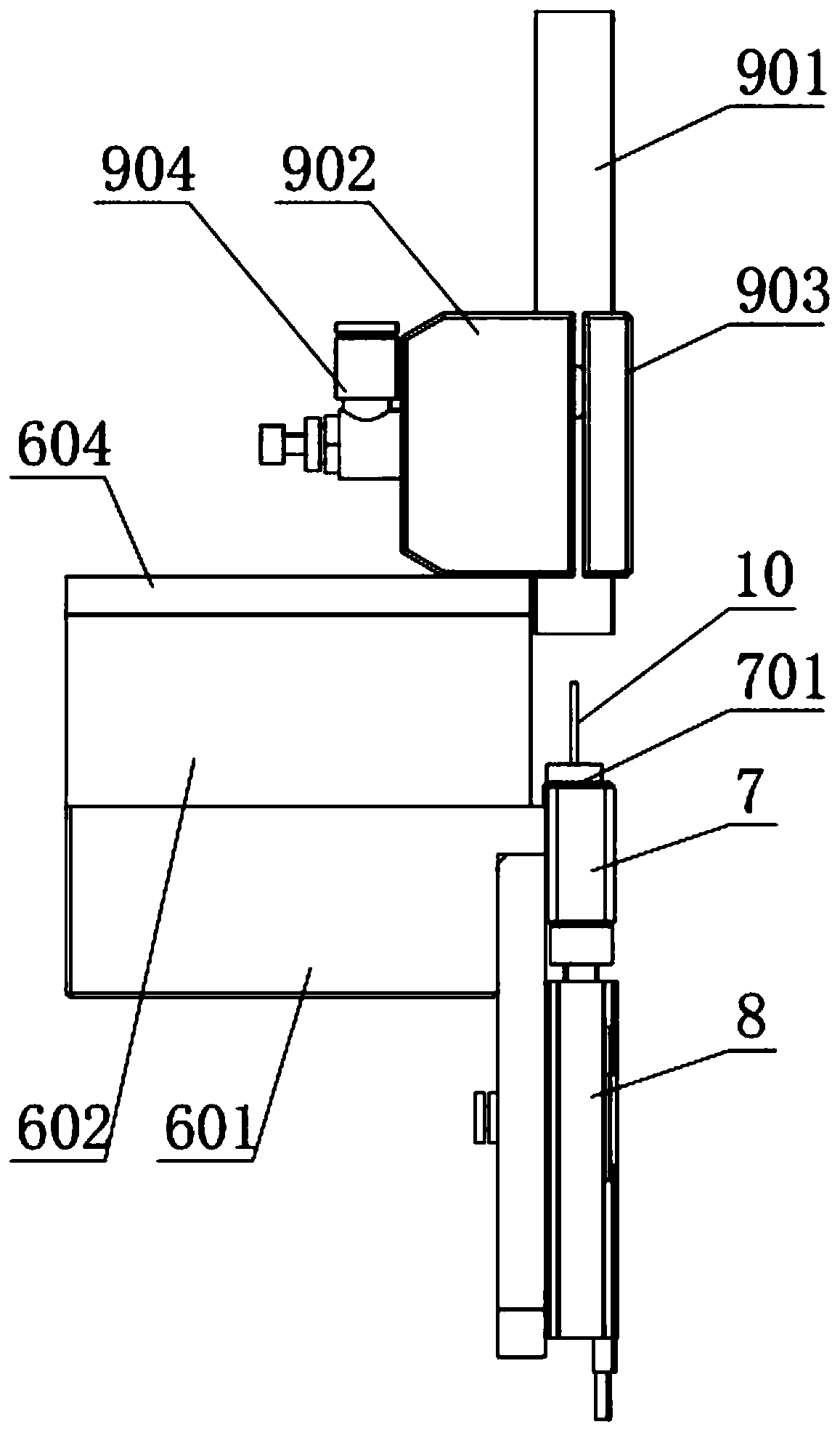 Automatic diode feeding device