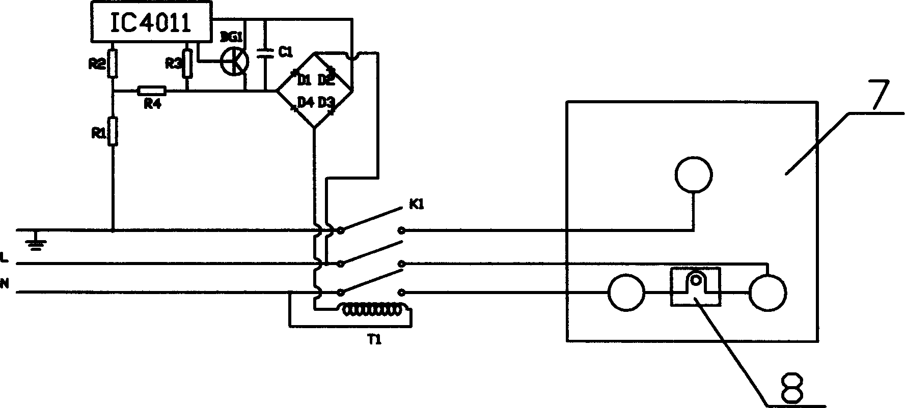 Electric equipment safety device