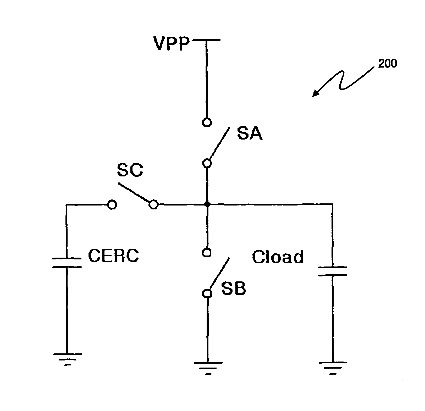 Bidirectional high voltage switching device and energy recovery circuit having the same