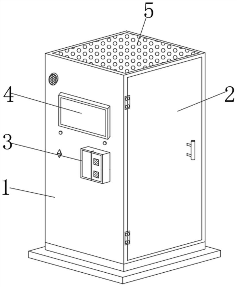 Weighing monitoring full-automatic disinfecting and washing shower room