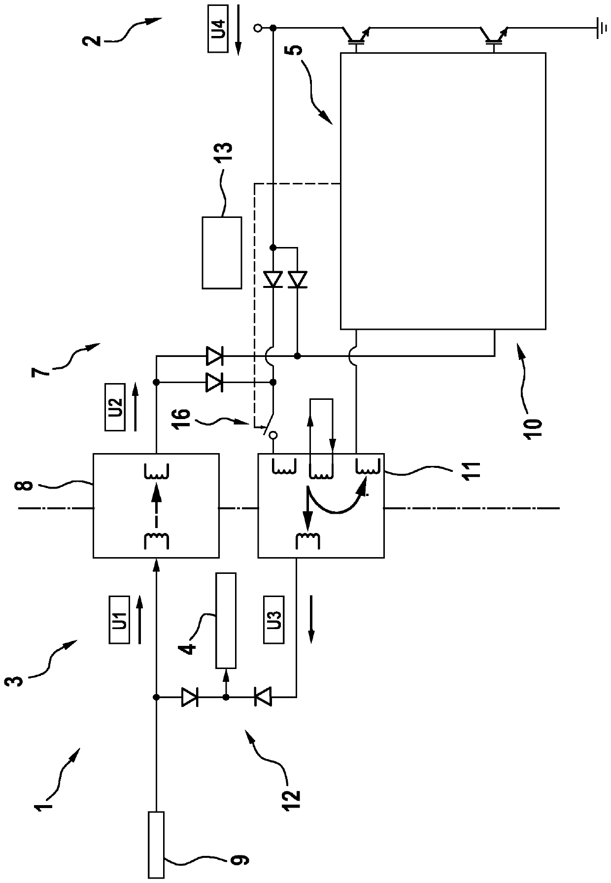 Device and method for operating a motor vehicle, and motor vehicle