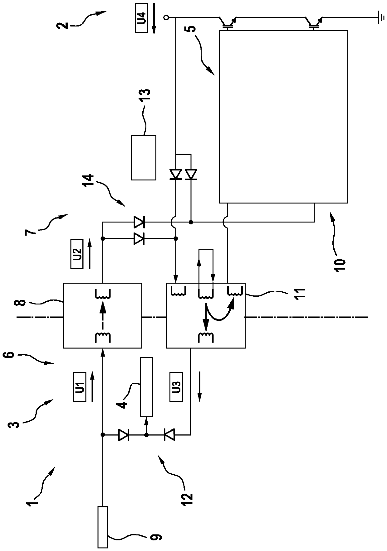 Device and method for operating a motor vehicle, and motor vehicle