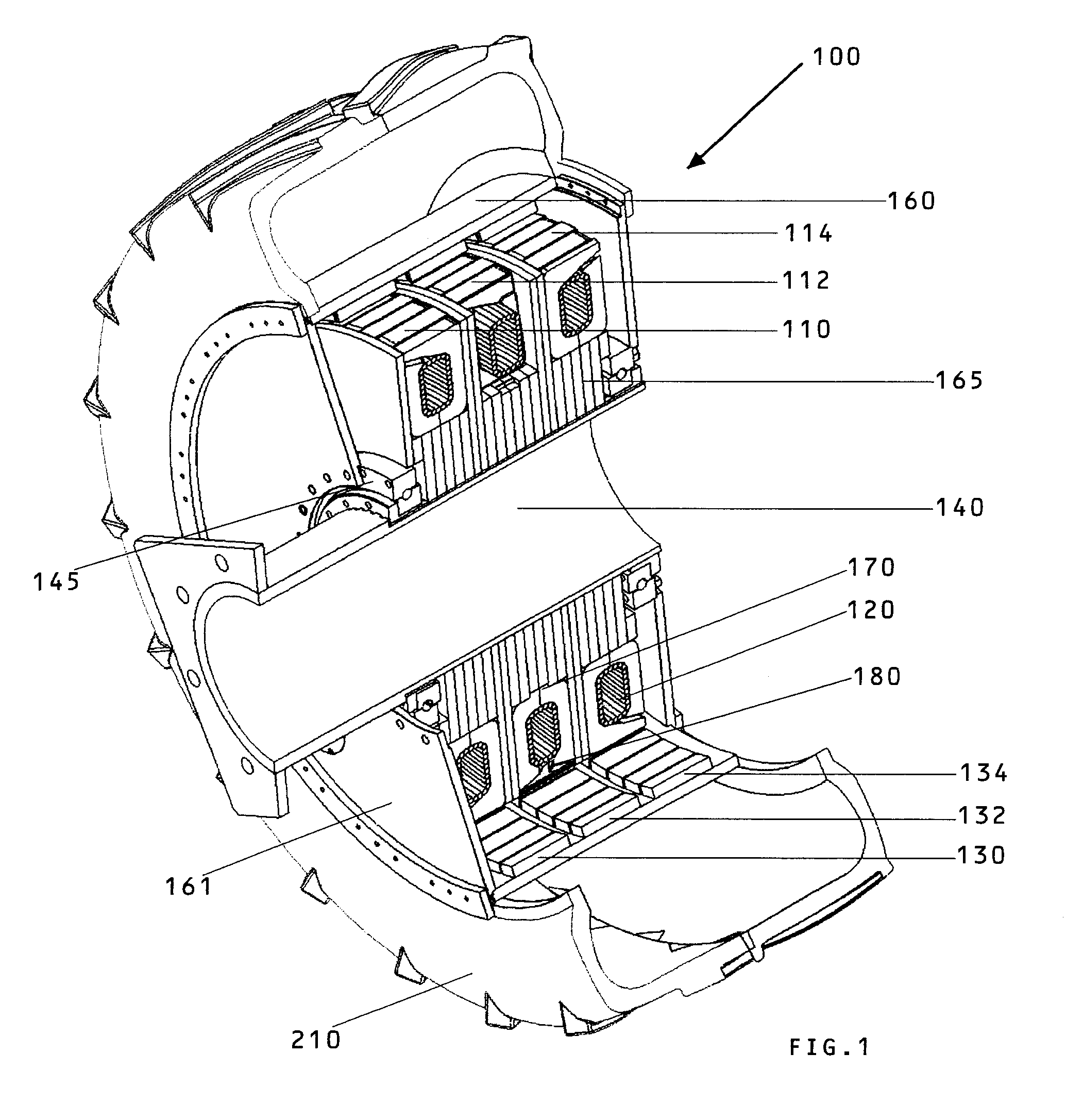 Method of fabricating a magnetic flux channel for a transverse wound motor