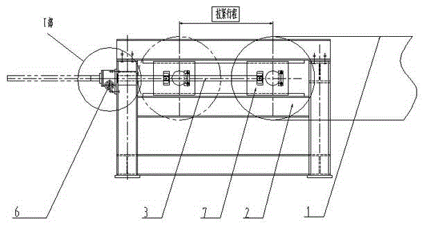 Novel screw take-up device of belt type conveyor