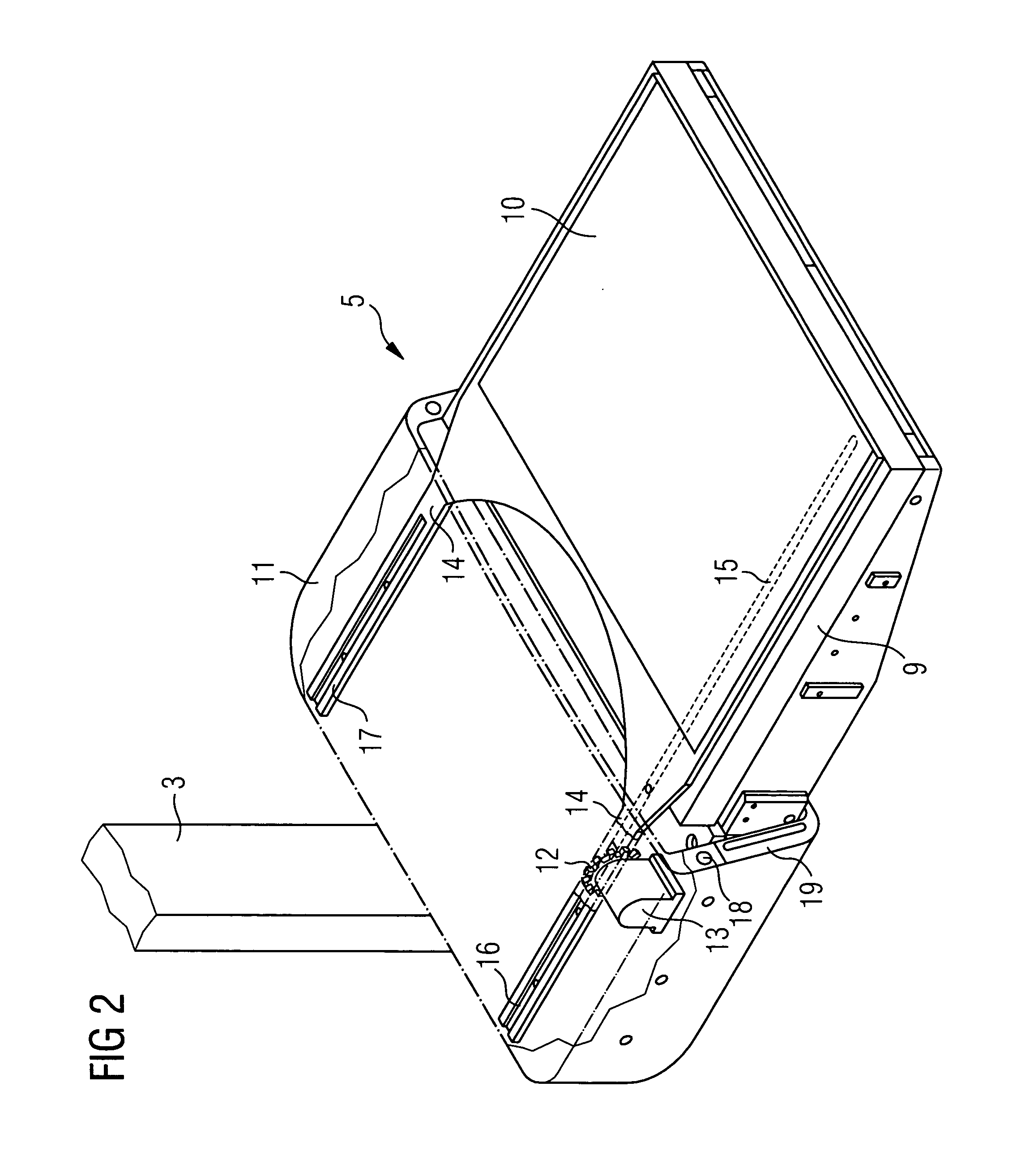 X-ray diagnostic device for mammography examinations