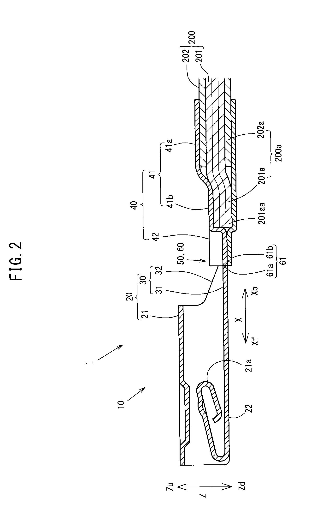 Crimp terminal, connection structural body, connector, wire harness, method of manufacturing crimp terminal, and method of manufacturing connection structural body