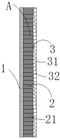 Fiber air-permeable mat with multi-layer structures and manufacture method thereof