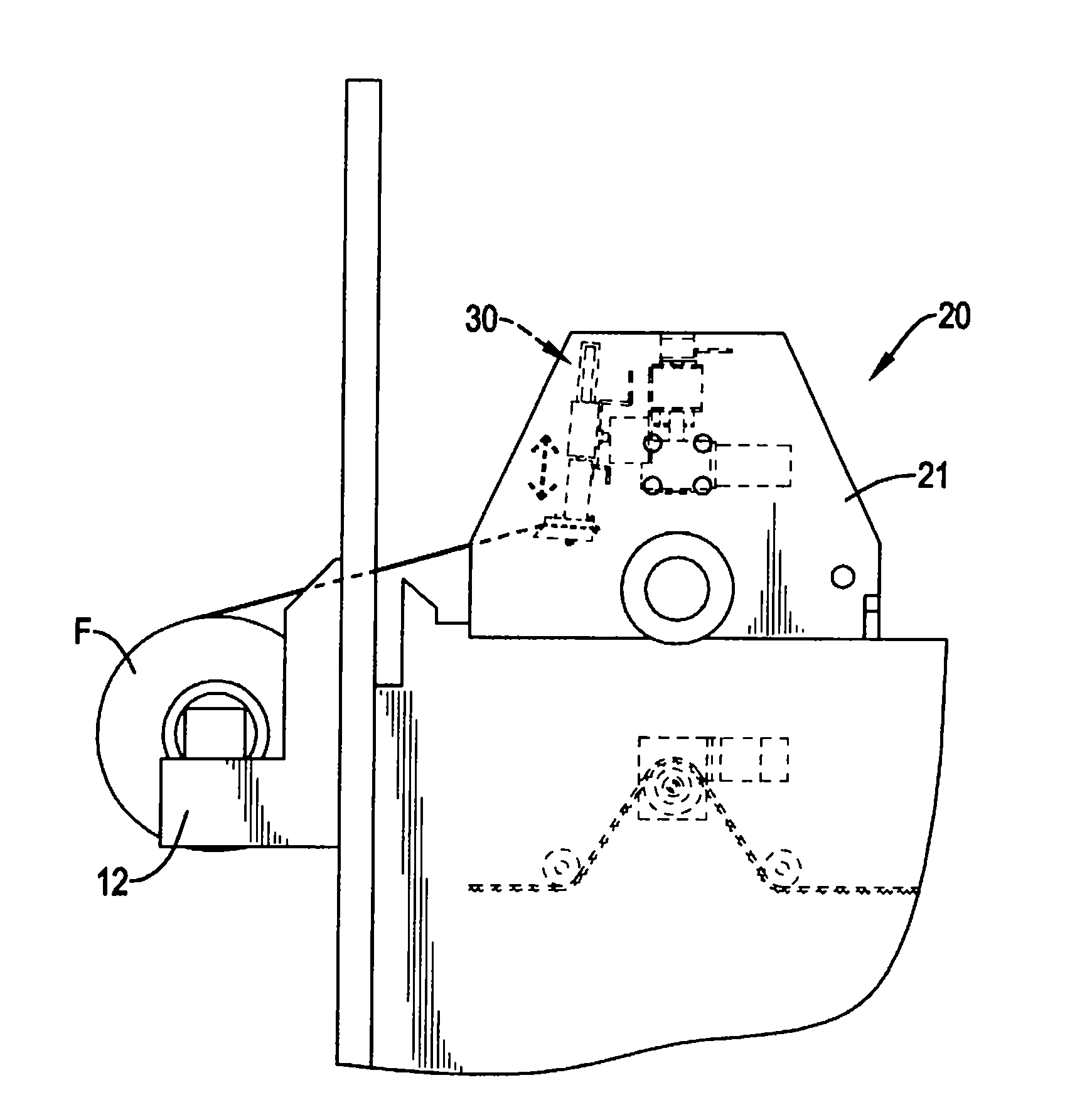 Spraying component of large-scale three-dimensional transfer printing machine