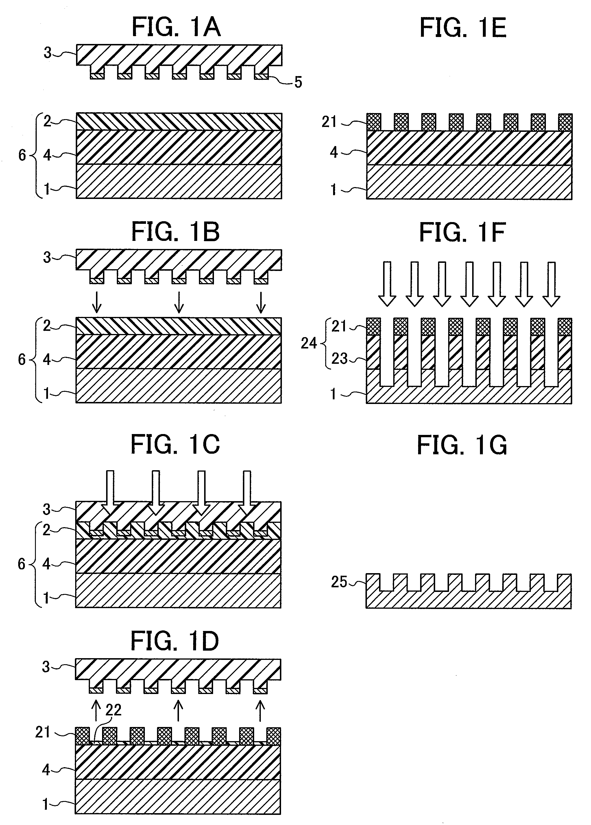 Method of forming resist pattern by nanoimprint lithography