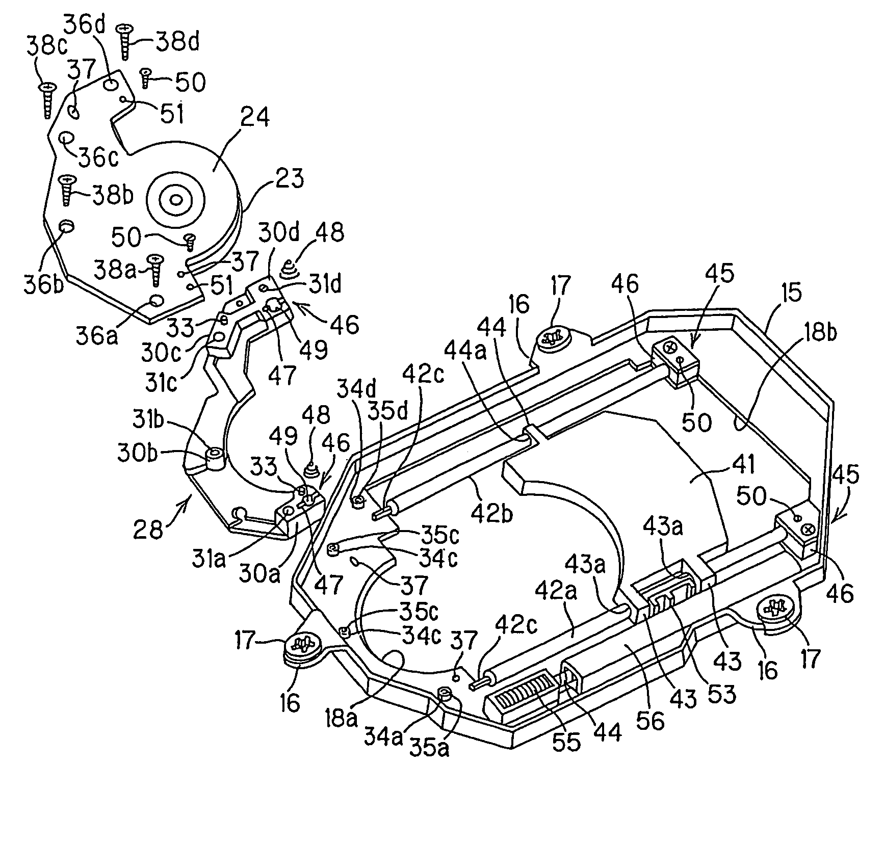 Disc drive apparatus